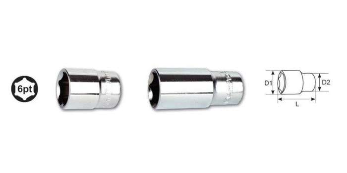 1/2 Drive X 28Mm 6 Point Socket AMPRO T335428