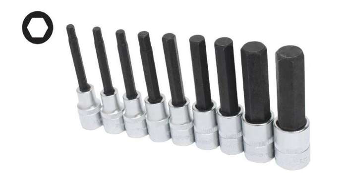1/2 Drive X 6Mm Hex Bit Socket -100Mm AMPRO T33146 (Single Not a set)