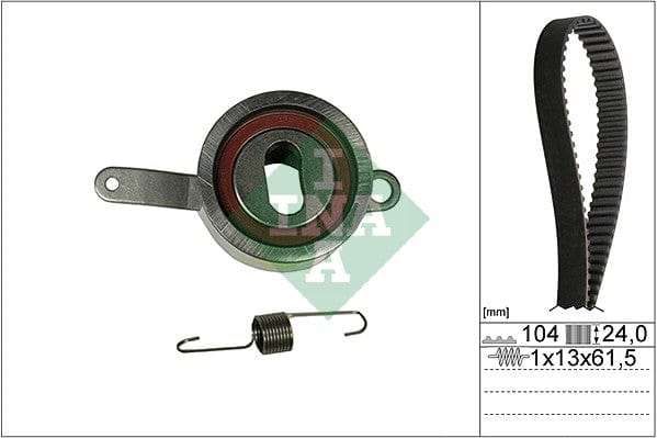 Timing Belt Set Honda 1.6 Ballade V,Civic Vi,Crx Iii,Hr-V D16Y,D16B (530031410 Ina)