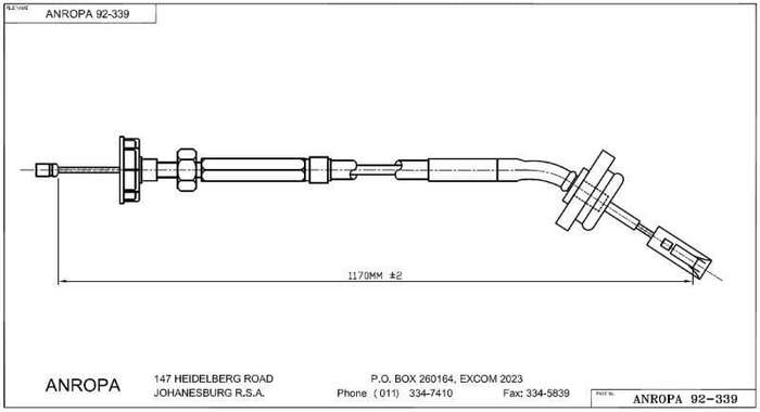 Clutch Cable Vw City Golf