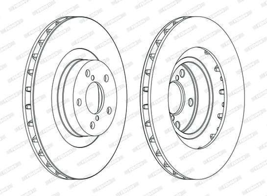 Brake Disc (Pair) Subaru WRX (Various) - Front (Set) 293MM