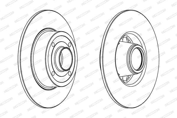 Brake Disc Rear Nissan Note (Single)