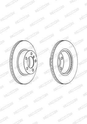 Brake Disc Vented Front Bmw F20/ F21/ F30/ F35 (Single)