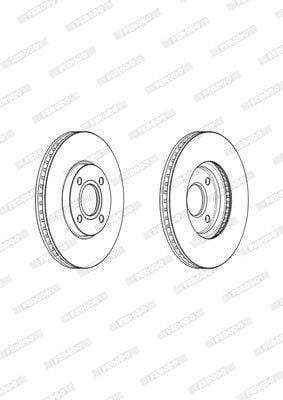 Brake Disc Vented Front Ford Ecosport (Single)