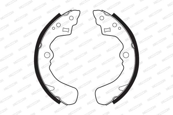 Brake Shoes Kia Rio 1.3,1.5 Shuma,Mazda Etude (2000 ) Mitsubishi Tredia,Tata Indigo 1.4D Front So...