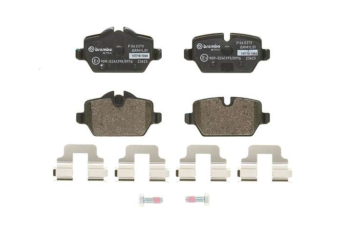 Brembo Brake Pads Rear Bmw 1 E81/E87/3E90 ( Set Lh&Rh) (P06037X)