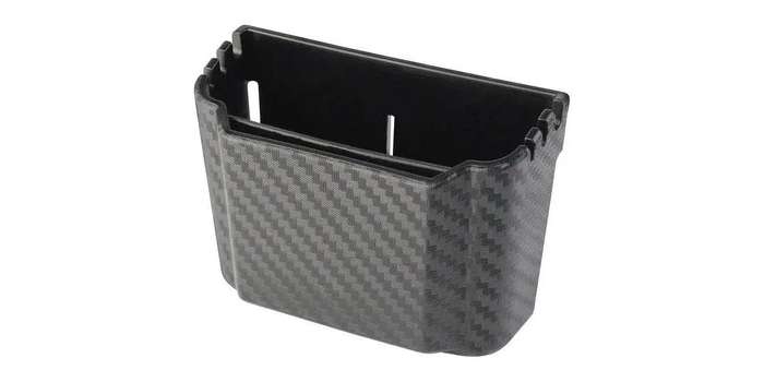 Autogear Carbon Look Dash Organiser With Cable Input