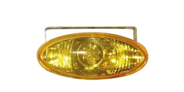 Autogear Mini Oval Lamp - Yellow/Clear