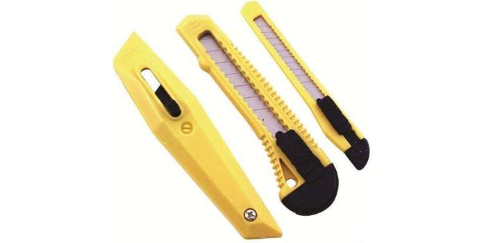 Autogear Stanley Utility Knife Kit (3 Pc)