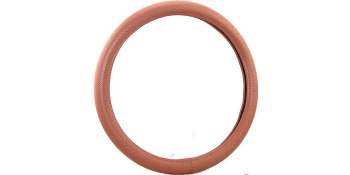Autogear Steering Wheel Cover Tan- Large