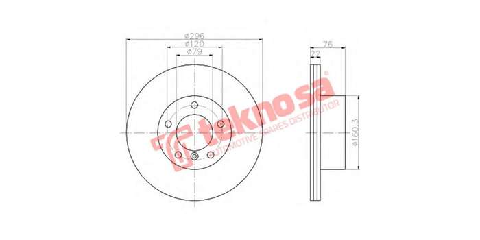 Brake Disc Bmw E39 5 Series (Front Vented)