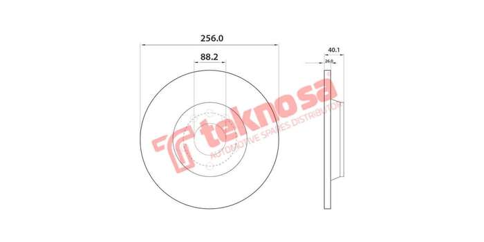 Brake Disc Isuzu Kb (Front Vented)
