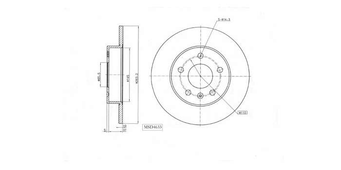 Brake Disc Solid Rear Opel Astra,Astra Gtc Opc 2002 2010,Meriva 2006 2010,Zafira 2001 2009 (Single)