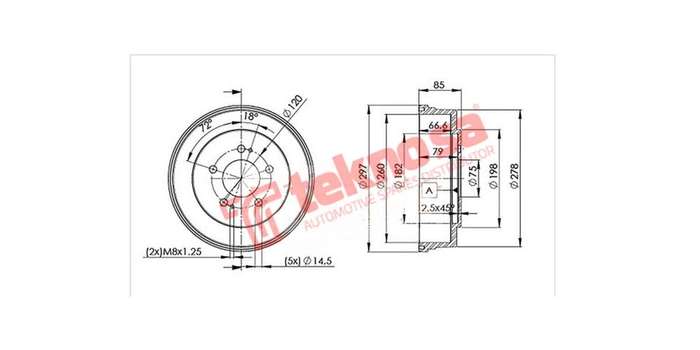 Brake Drum Hyundai H100 06