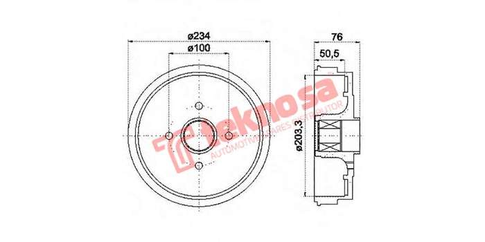 Brake Drum Renault Logan Clio Megane Sandero