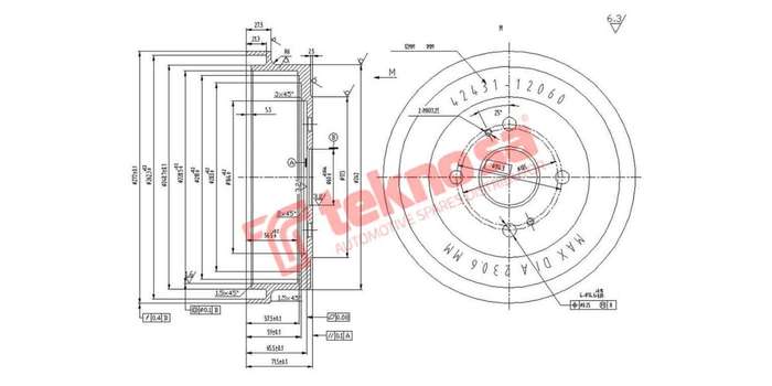 Brake Drum Toyota Stallion Venture All Models