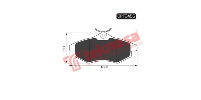 Brake Pad Citroen C2 03 ( Front ) (SET LH & RH Wheel)