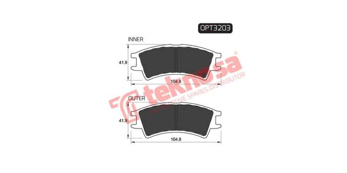 Brake Pad Hyundai Atos 99 ( Front ) (SET LH & RH Wheel)