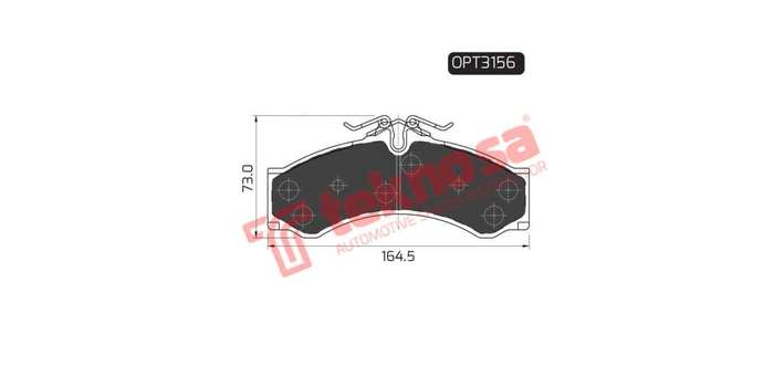 Brake Pad Mercedes Benz Sprinter 96 00 (F R) (SET LH & RH Wheel)