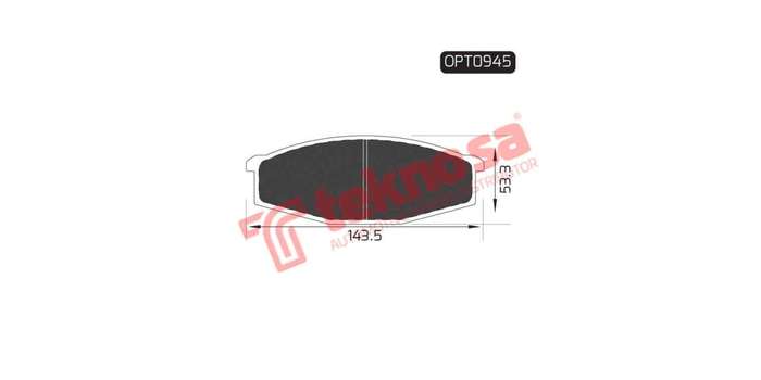 Brake Pad Nissan Patrol 88 ( Front ) (SET LH & RH Wheel)