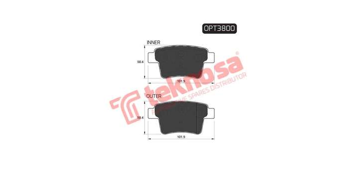 Brake Pad Proton Gen 2 05 ( R ) (SET LH & RH Wheel)