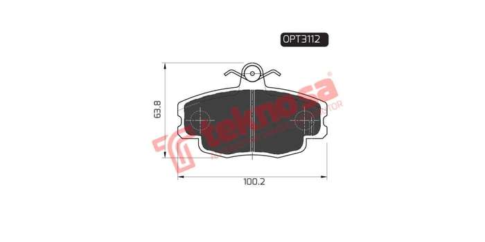 Brake Pad Renault Megane 96 ( Front ) (SET LH & RH Wheel)