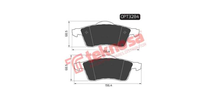Brake Pad Vw Caravelle 99 ( Front ) (SET LH & RH Wheel)