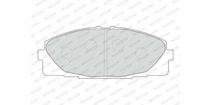 Brake Pads Baw Sasuka 2.7I (13 ) Toyota Hiace Sesfikile (19 ) Quantum (04 ) (FERODO FDB1854) (SET...