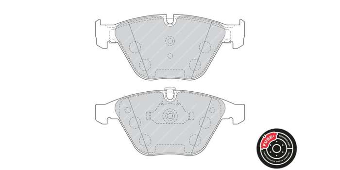 Brake Pads Front Bmw E90 E91 3 Series (05 13) 5 Series [E60] (03 11) X1 [E84] (10 16) (FERODO FDB...