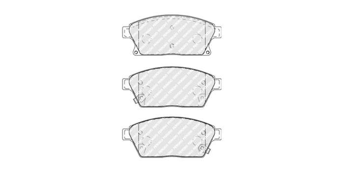 Brake Pads Front Chev Cruze (10 ) Opel Astra (10 ) Mokka (15 ) (FERODO FDB4264) (SET LH & RH Wheel)