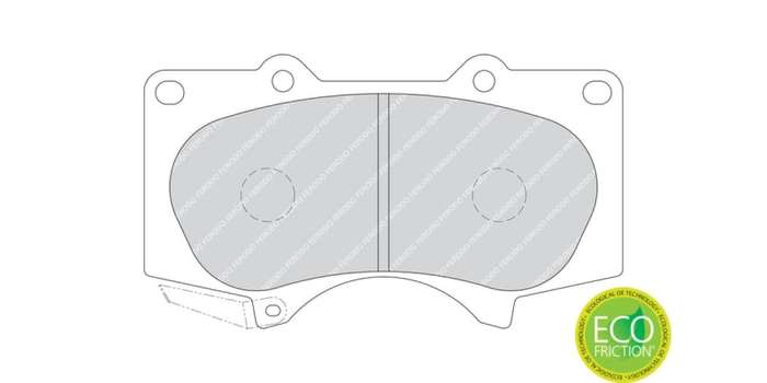 Brake Pads Front Toyota Hilux Prado FJ Cruiser Fortuner VARIOUS (FDB1698)