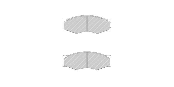 Brake Pads Front Ford Courier (86 00) Ranger (03 06) Isuzu Kb160,200,Frontier (89 94) Kb250 (00 0...