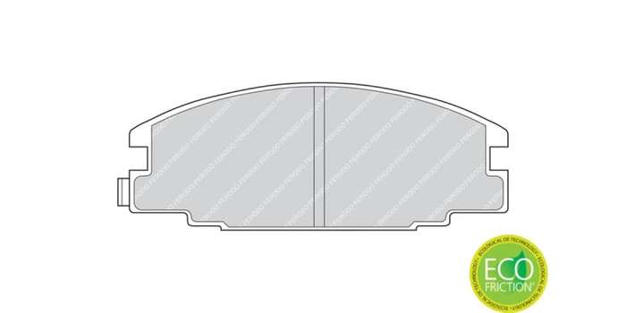 Brake Pads Front Isuzu Kb150 230 Kb250D Kb260 (87 98) (FERODO FDB678) (SET LH & RH Wheel)