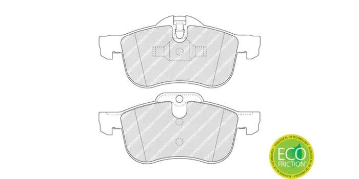 Brake Pads Front Mg6 1.8T (10 ) Rover 75 (01 05) (FERODO FDB1355) (SET LH & RH Wheel)