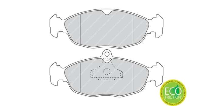 Brake Pads Front Opel CoRear Solida Ldv (2010 ) CoRear Solida Lite (00 09) (FERODO FDB732) (SET L...