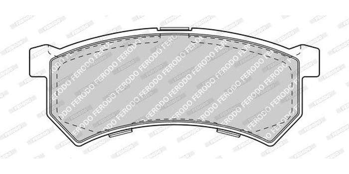 Brake Pads Front Reanult Kwid 1.0 (16 ) Triber 1.0 (20 ) (FERODO FDB5002) (SET LH & RH Wheel)