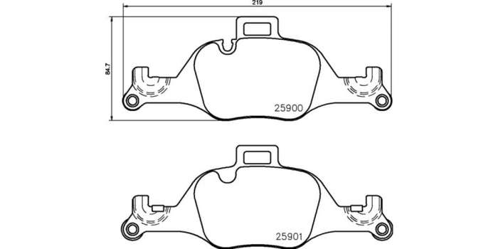 Brembo Brake Pads Front Bmw ( Set Lh&Rh) (P06107)