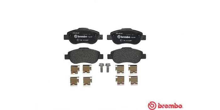 Brembo Brake Pads Front Fiat Panda ( Set Lh&Rh) (P23097)