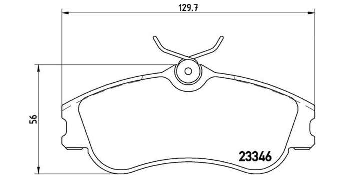 Brembo Brake Pads Front Citroen Xsara Picasso ( Set Lh&Rh) (P61069)