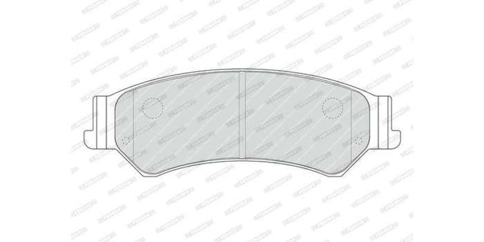 Brake Pads Rear Fiat 500 (13 ) Grande Punto (05 ) Punto (10 ) Qubo (13 ) Fiorino (12 ) (FERODO FD...