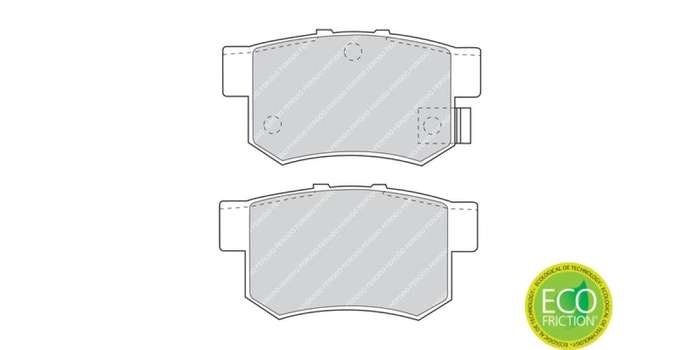 Brake Pads Rear Gwh H6 2. Tci (13 18) Honda Civic (06 ) Cr Z (10 ) Insight (10 ) Odyssey) (98 ) O...