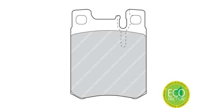 Brake Pads Rear Mercedes Clk320 430 500 [97 10) E280,E320 [W210] S320,S420 [W140] (93 99) (FERODO...