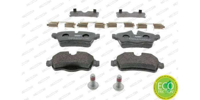 Brake Pads Rear Mini Cooper [R56 R55] (07 14) Mini One [R56] (10 ) (FERODO FDB1975) (SET LH & RH ...