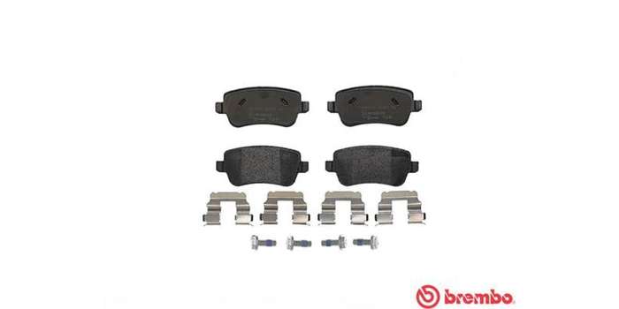 Brembo Brake Pads Rear Fiat Croma ( Set Lh&Rh) (P23101)