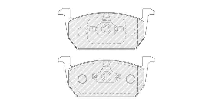 Front Brake Pads Audi A1 Sportback (19 ) Vw Polo 1.0Tsi (2015 ) T Cross (2018 ) (FERODO FDB5069) ...
