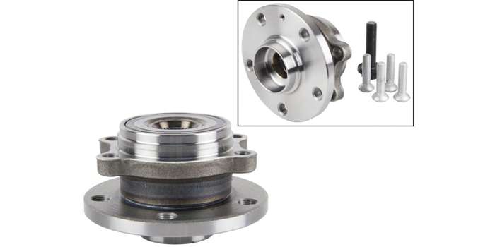 Front Or Rear Wheel Bearing Kit Audi A1, A3, A4, S3, Tt, Q3, Volkswagen Beetle, Caddy, Cc, Eos, G...