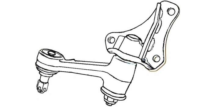 Pitman Arm Mitsubishi Colt 4X4 LDV 2.5, 2.6, 3.0 Rodeo (94-98), Pajero 4X4 2.6 GLS S/W, 3.0 GLS W...