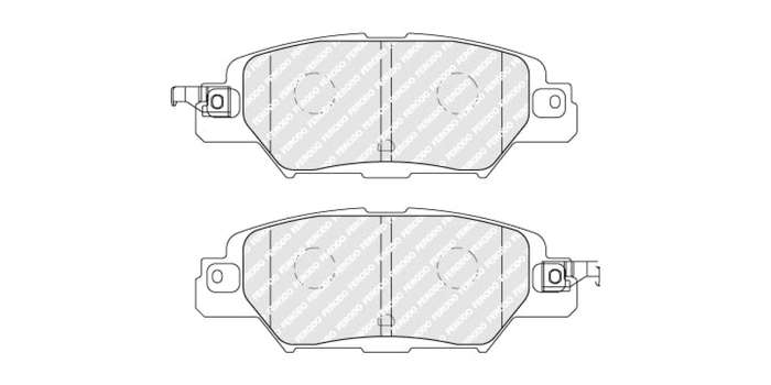 Rear Brake Pads Mazda Cx 5 (2012 ) (FERODO FDB5116) (SET LH & RH Wheel)