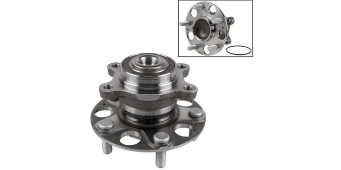 Rear Wheel Bearing Kit ASB Honda Civic Vlll 1.8I, 2.0I, 2.2Ctdi Sedan (07-13) (For 1 Wheel only)