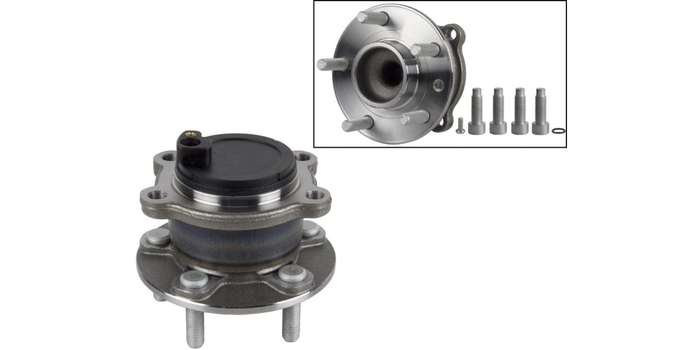 Rear Wheel Bearing Kit Ford Focus Ii 1.6, 2.0 Tdci, 2.5 St, Focus Iii 1.6I, 1.8, 2.0 Gdi, Tdci, G...